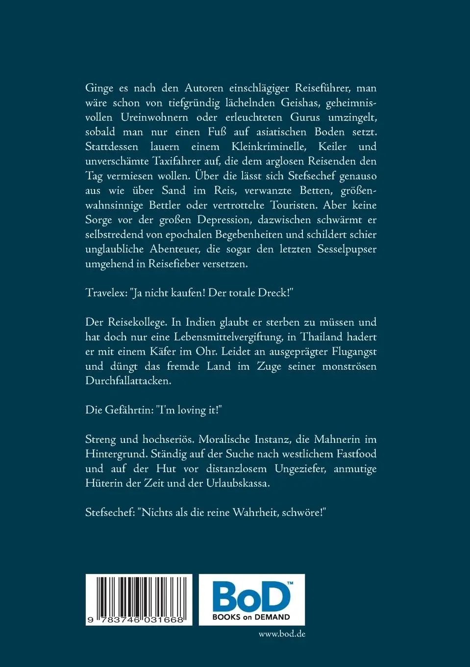 Rückseite: 9783746031668 | Der Reis ist heiß | Stefan Michelfeit | Taschenbuch | 470 S. | Deutsch