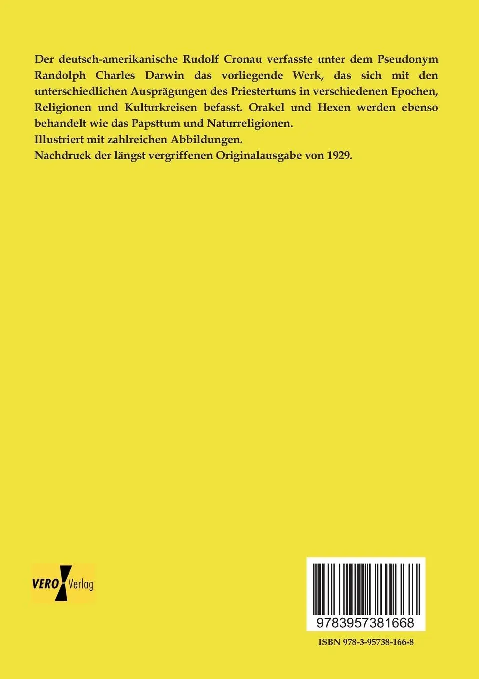 Rückseite: 9783957381668 | Die Entwicklung des Priestertums und der Priesterreiche | Darwin