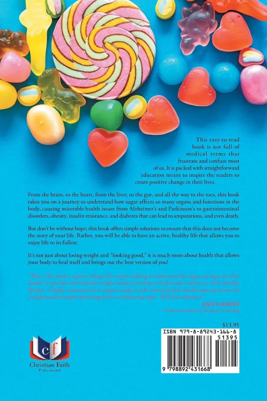 Rückseite: 9798892431668 | Sweet Poison | How sugar affects our bodies | Barbara Fisher | Buch