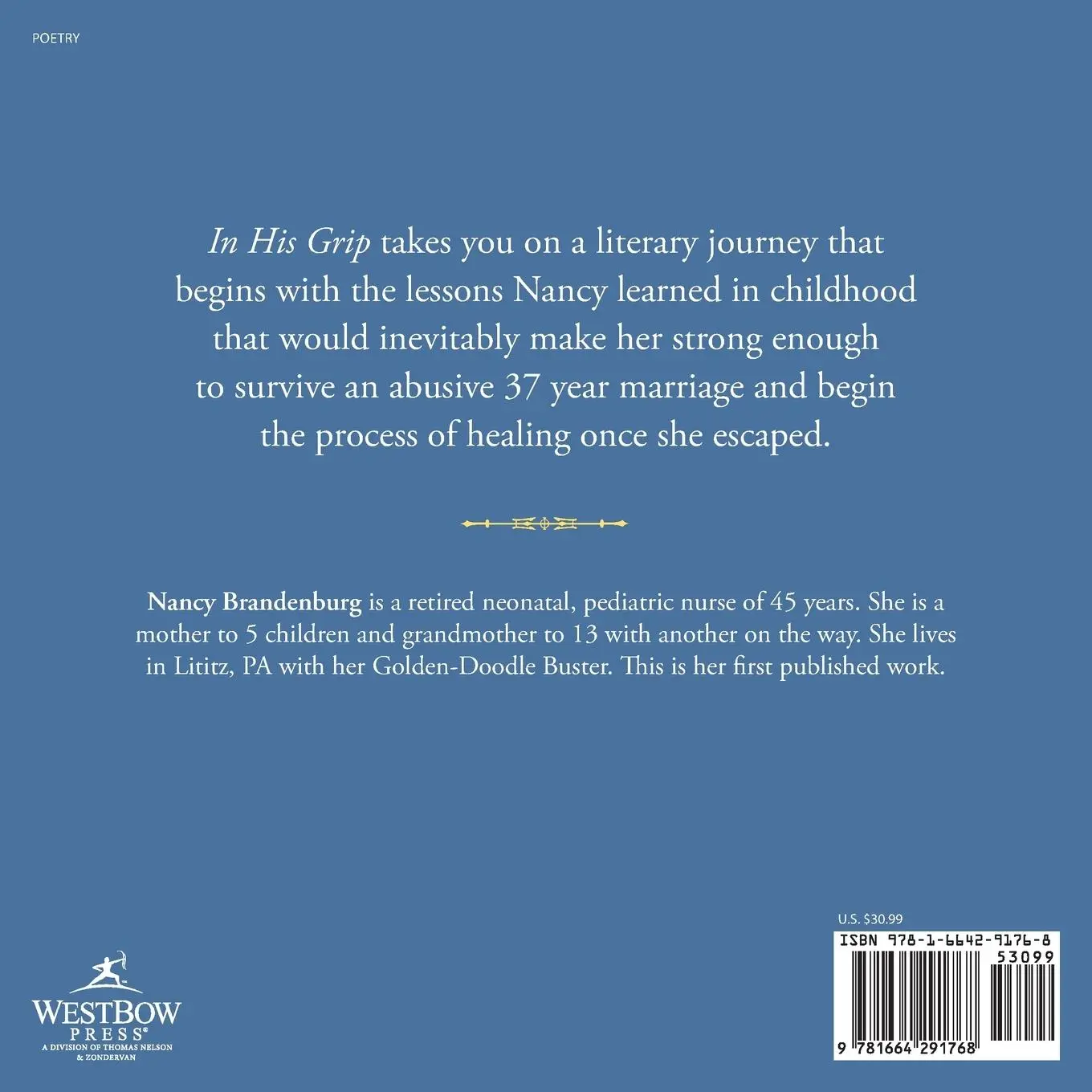 Rückseite: 9781664291768 | In His Grip | My Story of God's Rescue and Redemption | Taschenbuch