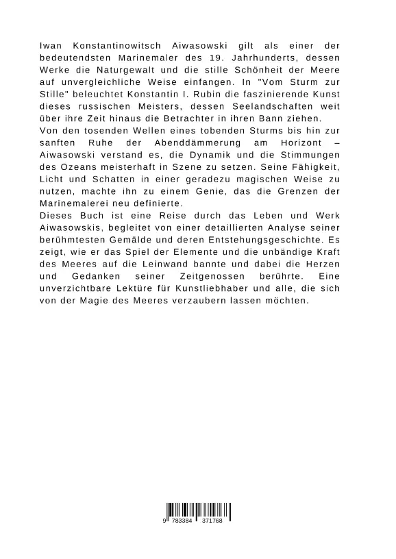 Bild: 9783384371768 | Vom Sturm zur Stille: Aiwasowskis Kunst der Meeresdarstellung | Rubin