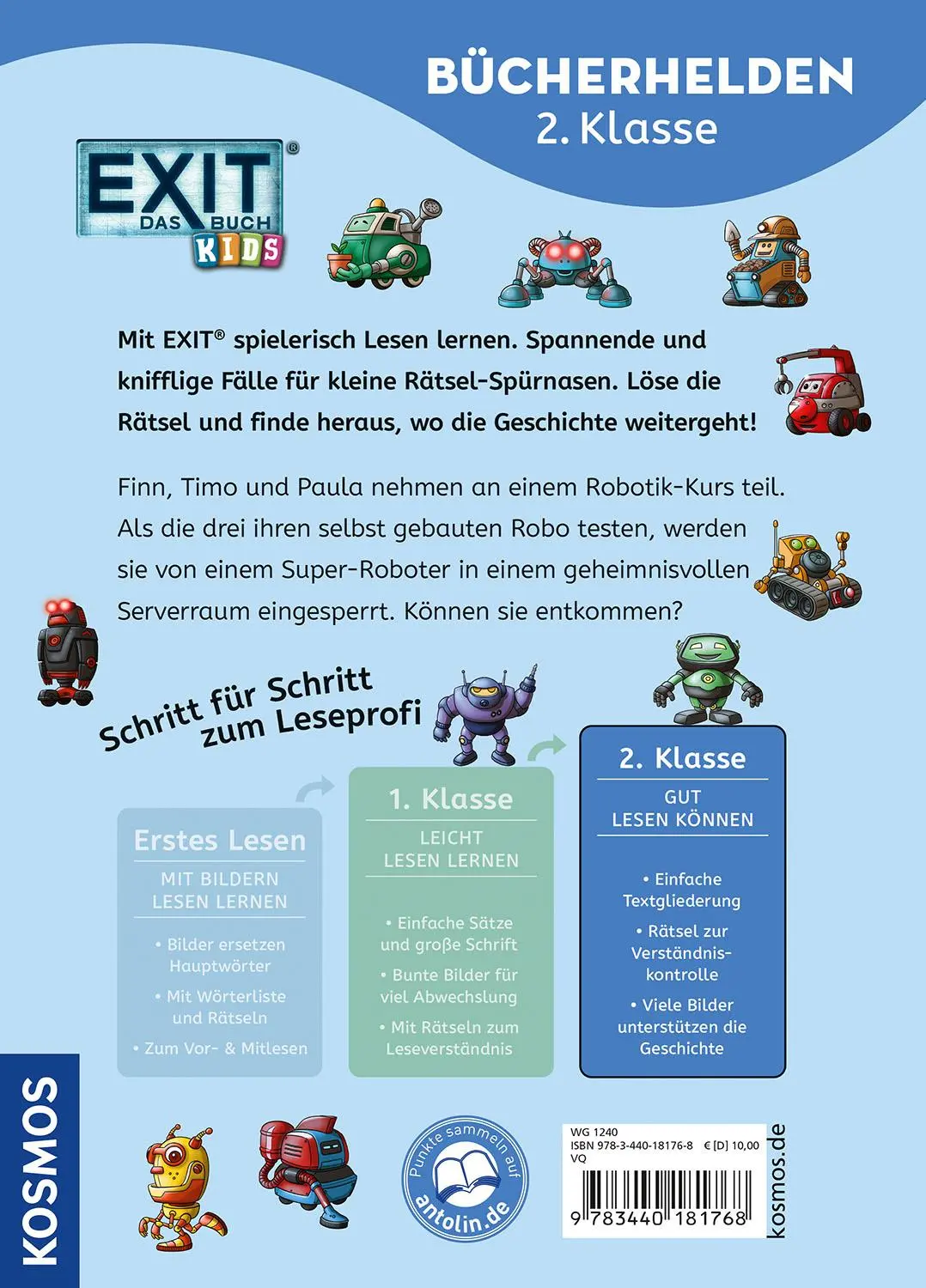 Bild: 9783440181768 | EXIT® - Das Buch, Bücherhelden 2. Klasse, Roboter-Alarm! | Buch | 2025