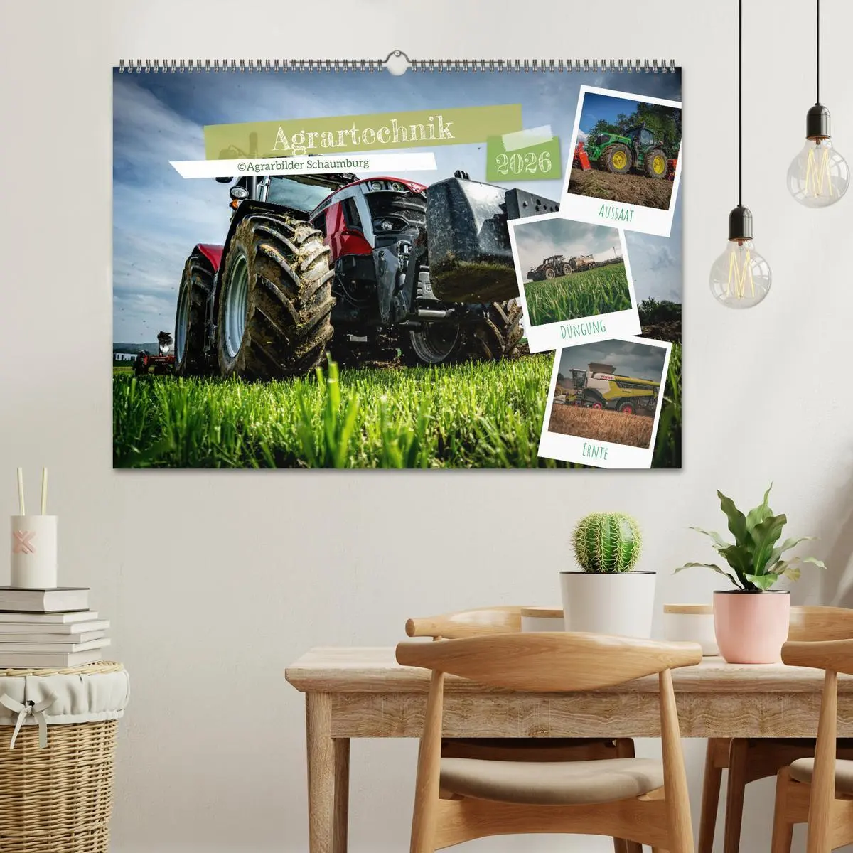 Bild: 9783457491768 | Agrartechnik (Wandkalender 2026 DIN A2 quer), CALVENDO Monatskalender
