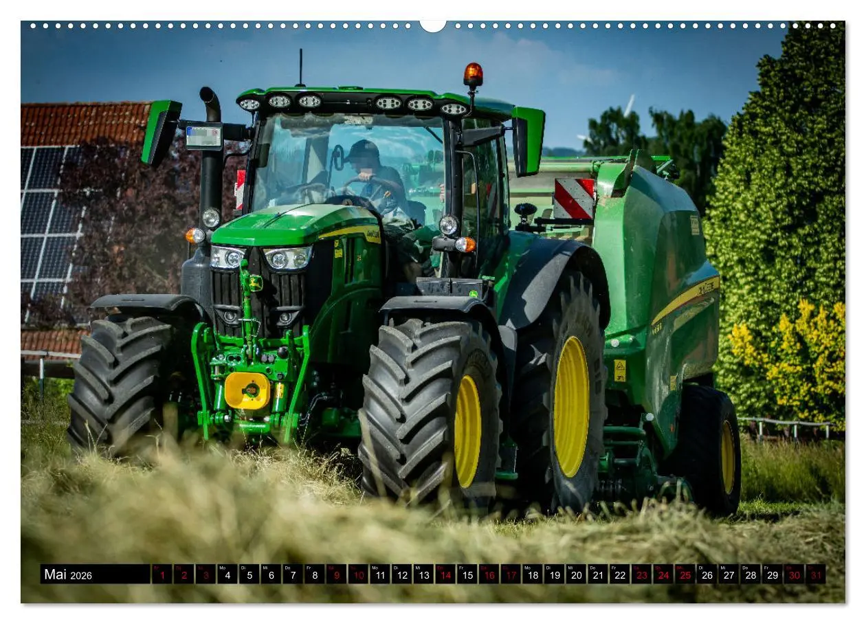 Bild: 9783457491768 | Agrartechnik (Wandkalender 2026 DIN A2 quer), CALVENDO Monatskalender
