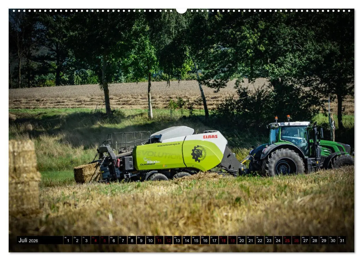 Bild: 9783457491768 | Agrartechnik (Wandkalender 2026 DIN A2 quer), CALVENDO Monatskalender
