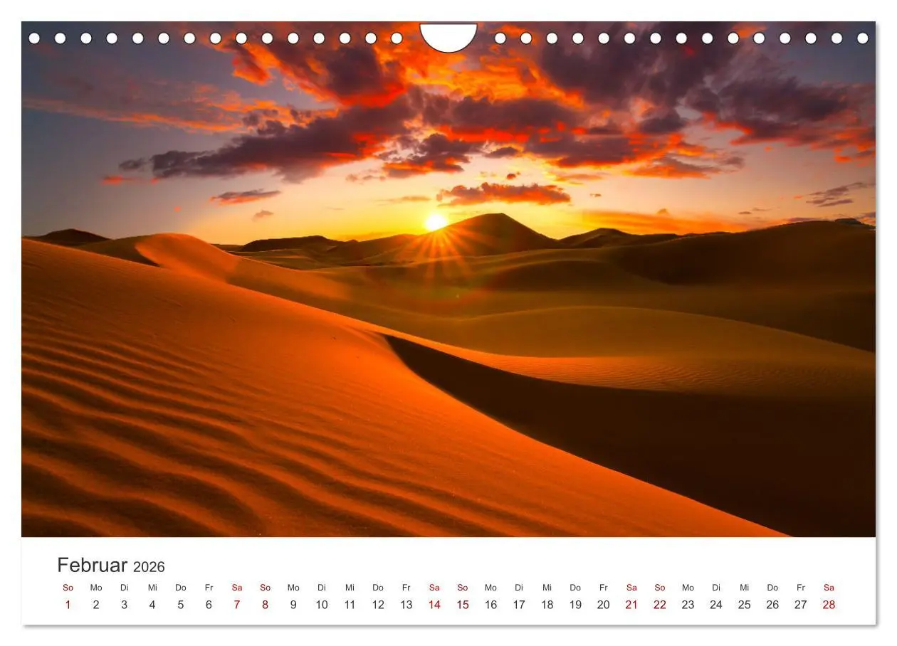 Bild: 9783457561768 | Sahara - Die größte Trockenwüste der Welt. (Wandkalender 2026 DIN...
