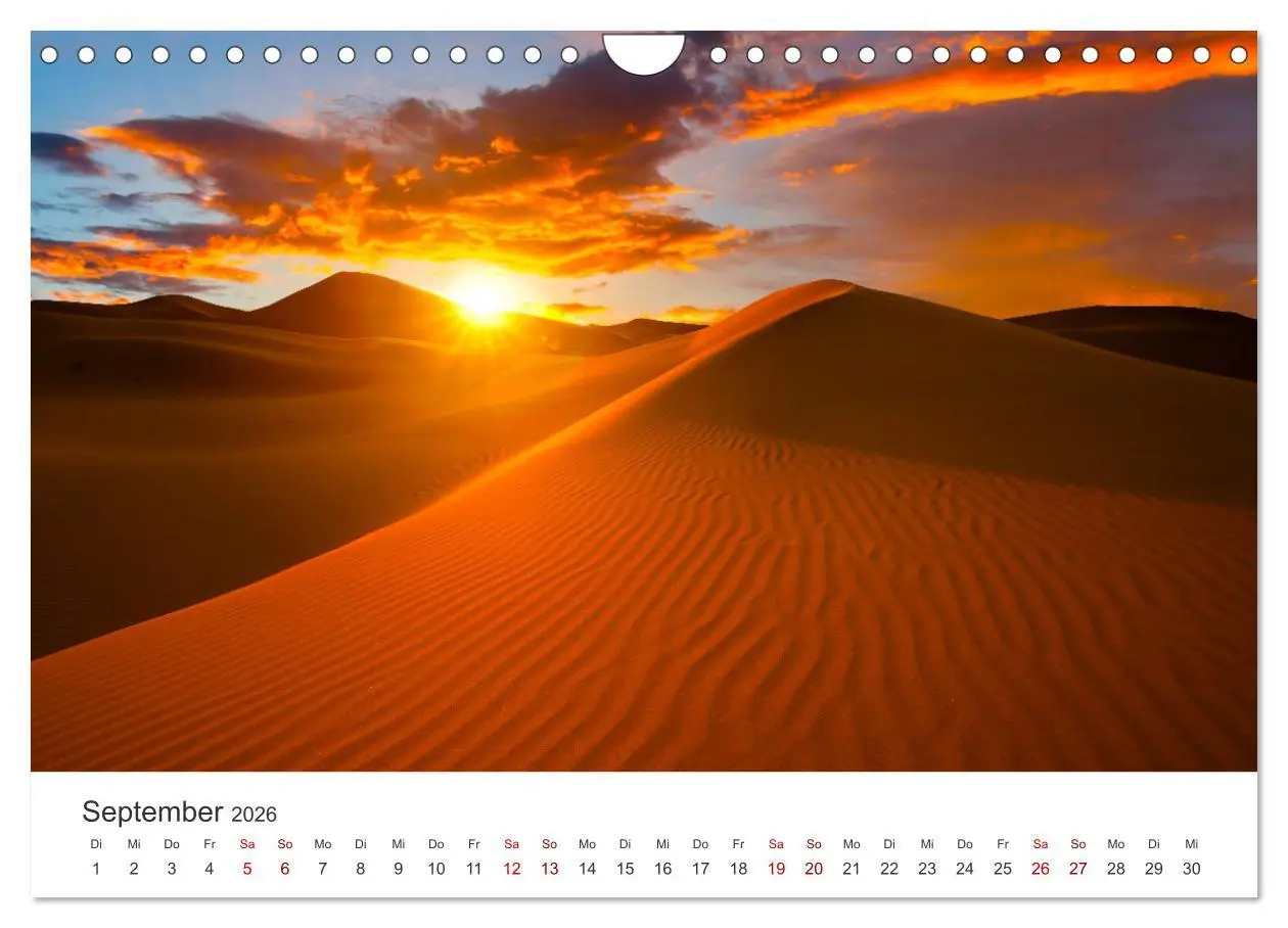 Bild: 9783457561768 | Sahara - Die größte Trockenwüste der Welt. (Wandkalender 2026 DIN...
