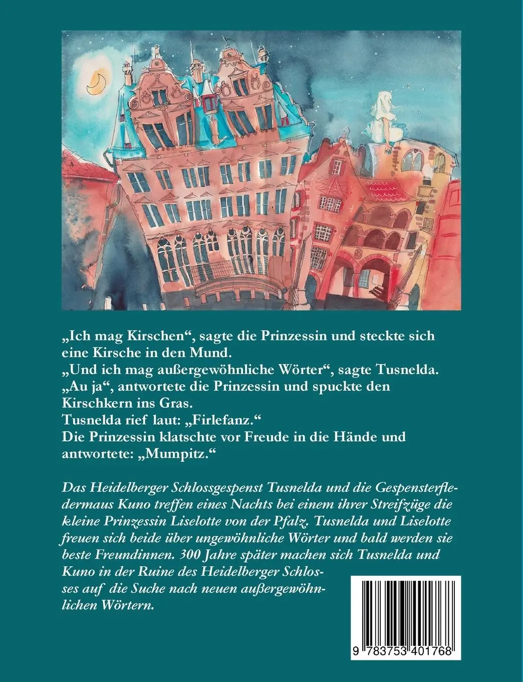 Rückseite: 9783753401768 | Das Heidelberger Schlossgespenst | Anette Huesmann (u. a.) | Buch