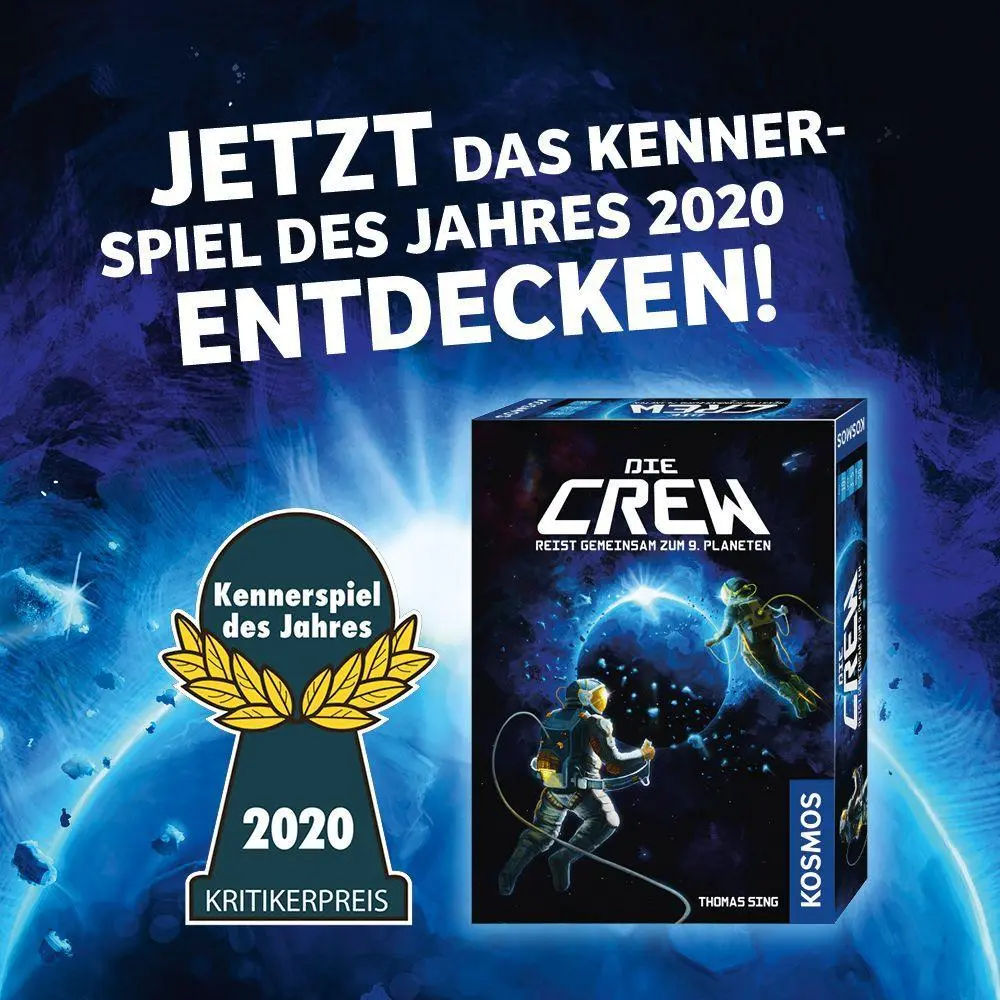 Bild: 4002051691868 | Die Crew - Auf der Suche nach dem 9. Planeten | 2 - 5 Spieler | Sing