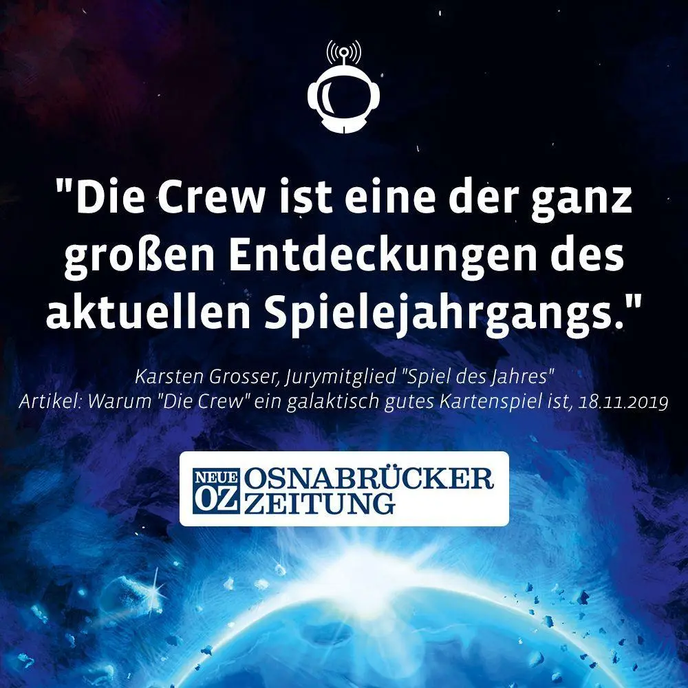 Bild: 4002051691868 | Die Crew - Auf der Suche nach dem 9. Planeten | 2 - 5 Spieler | Sing
