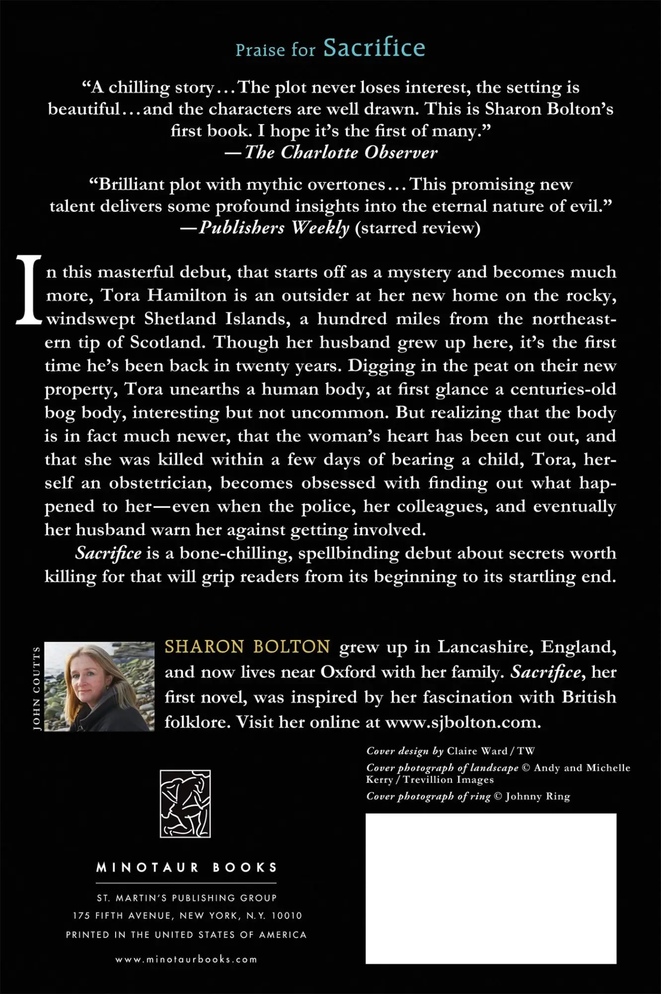 Rückseite: 9780312381868 | Sacrifice | S. J. Bolton | Taschenbuch | Kartoniert / Broschiert