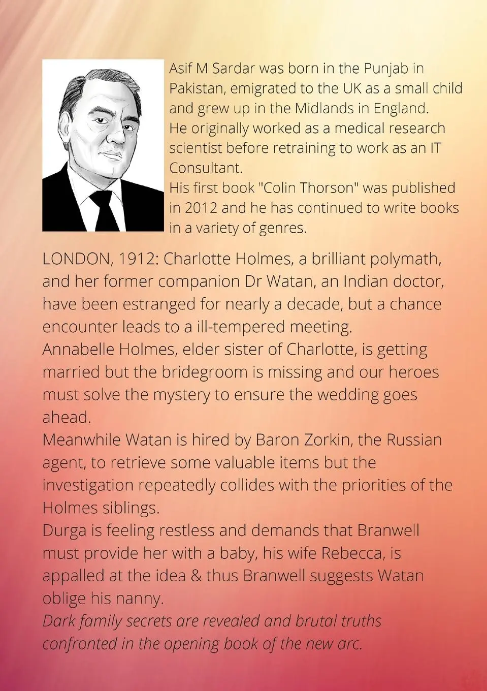 Rückseite: 9781008971868 | A Wedding in Winchester | A Charlotte Holmes Mystery | Am Sardar