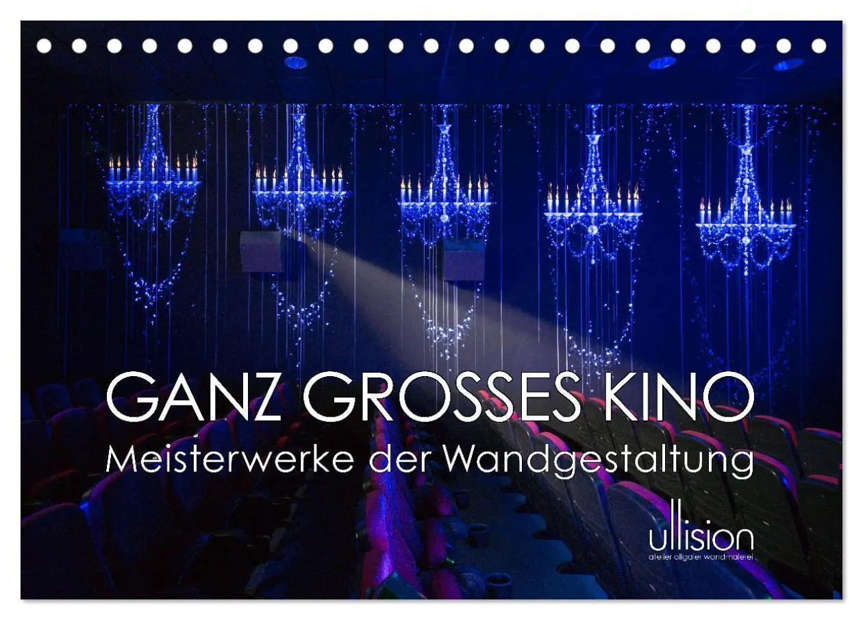 Cover: 9783457551868 | GANZ GROSSES KINO - Meisterwerke der Wandgestaltung (Tischkalender...
