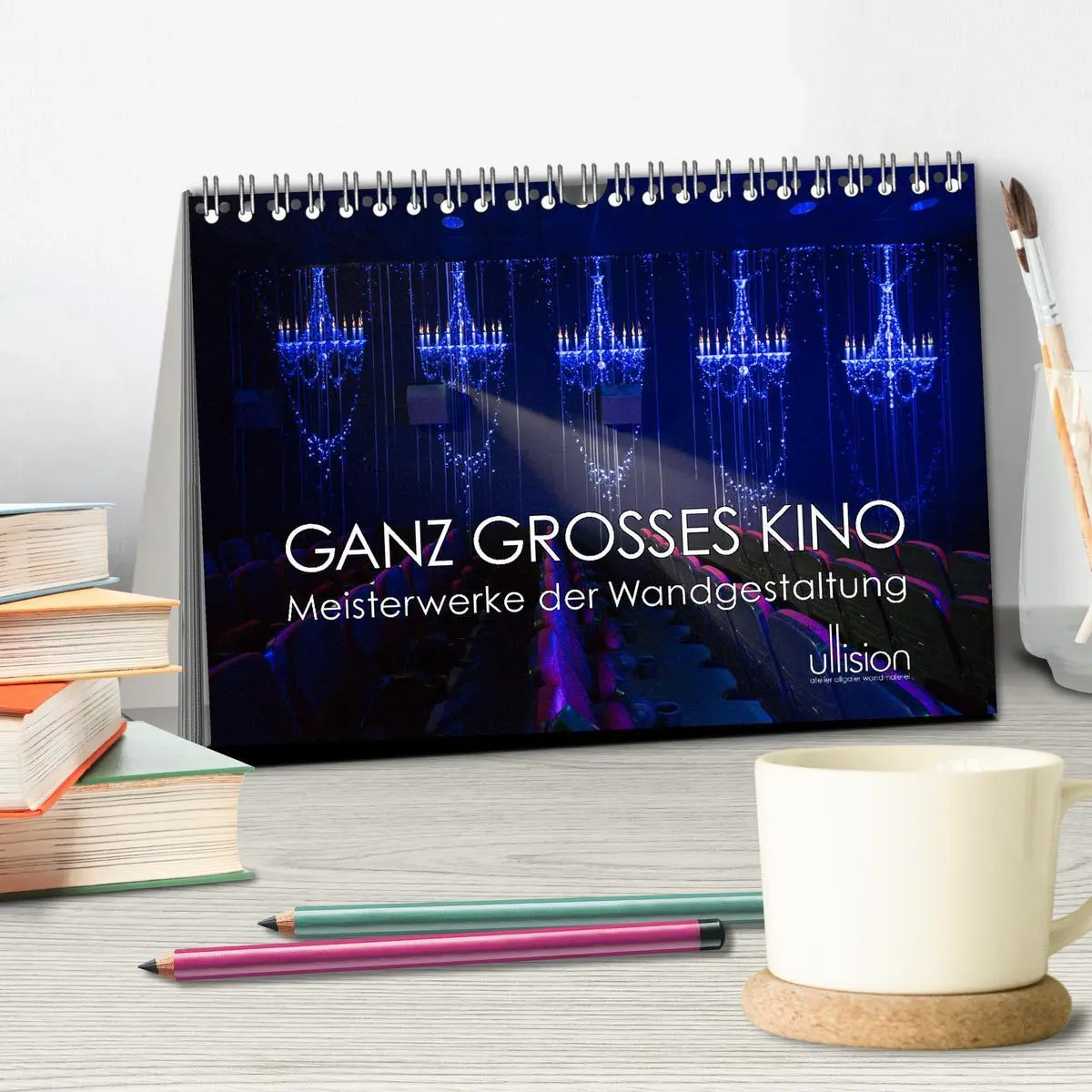 Bild: 9783457551868 | GANZ GROSSES KINO - Meisterwerke der Wandgestaltung (Tischkalender...