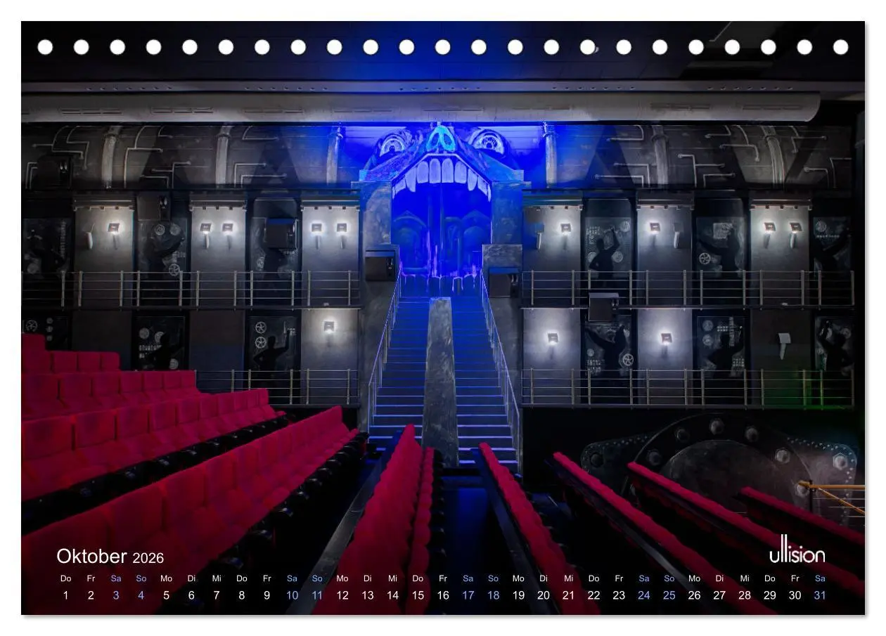 Bild: 9783457551868 | GANZ GROSSES KINO - Meisterwerke der Wandgestaltung (Tischkalender...