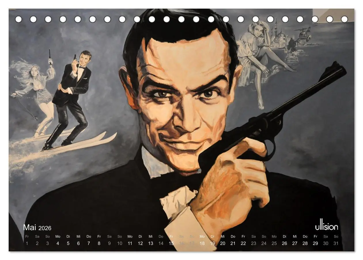 Bild: 9783457551868 | GANZ GROSSES KINO - Meisterwerke der Wandgestaltung (Tischkalender...