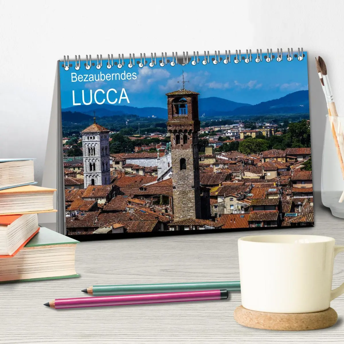 Bild: 9783457861868 | Bezauberndes Lucca (Tischkalender 2026 DIN A5 quer), CALVENDO...