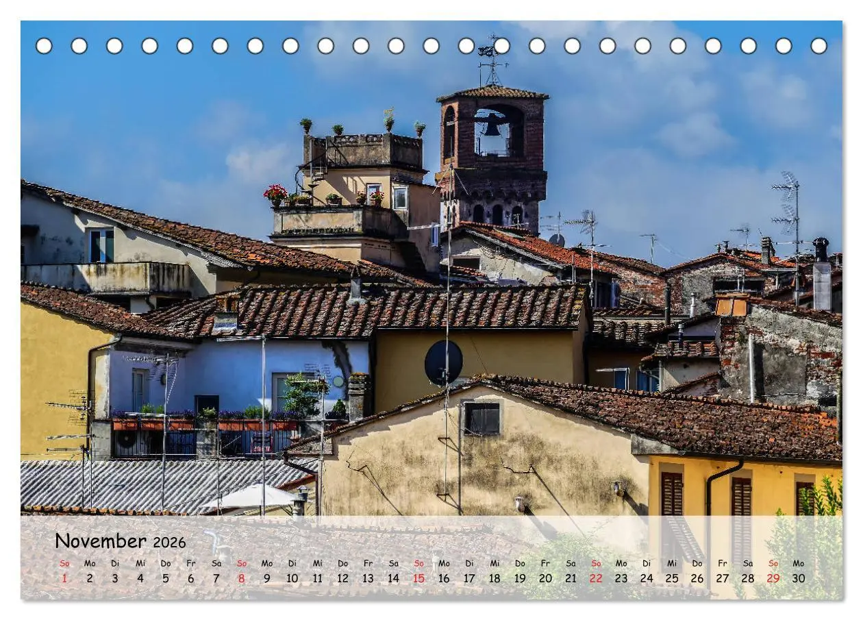 Bild: 9783457861868 | Bezauberndes Lucca (Tischkalender 2026 DIN A5 quer), CALVENDO...