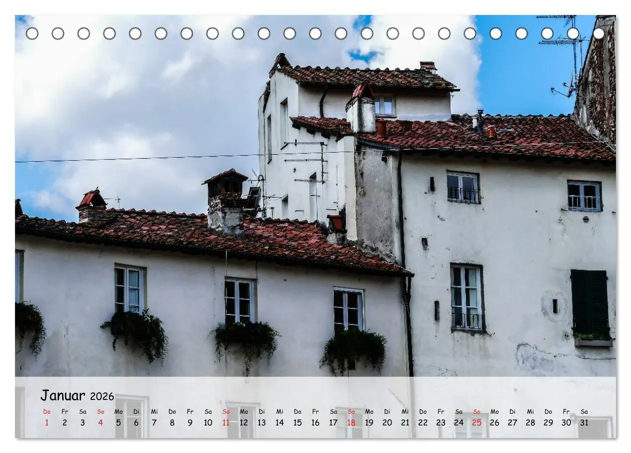 Bild: 9783457861868 | Bezauberndes Lucca (Tischkalender 2026 DIN A5 quer), CALVENDO...