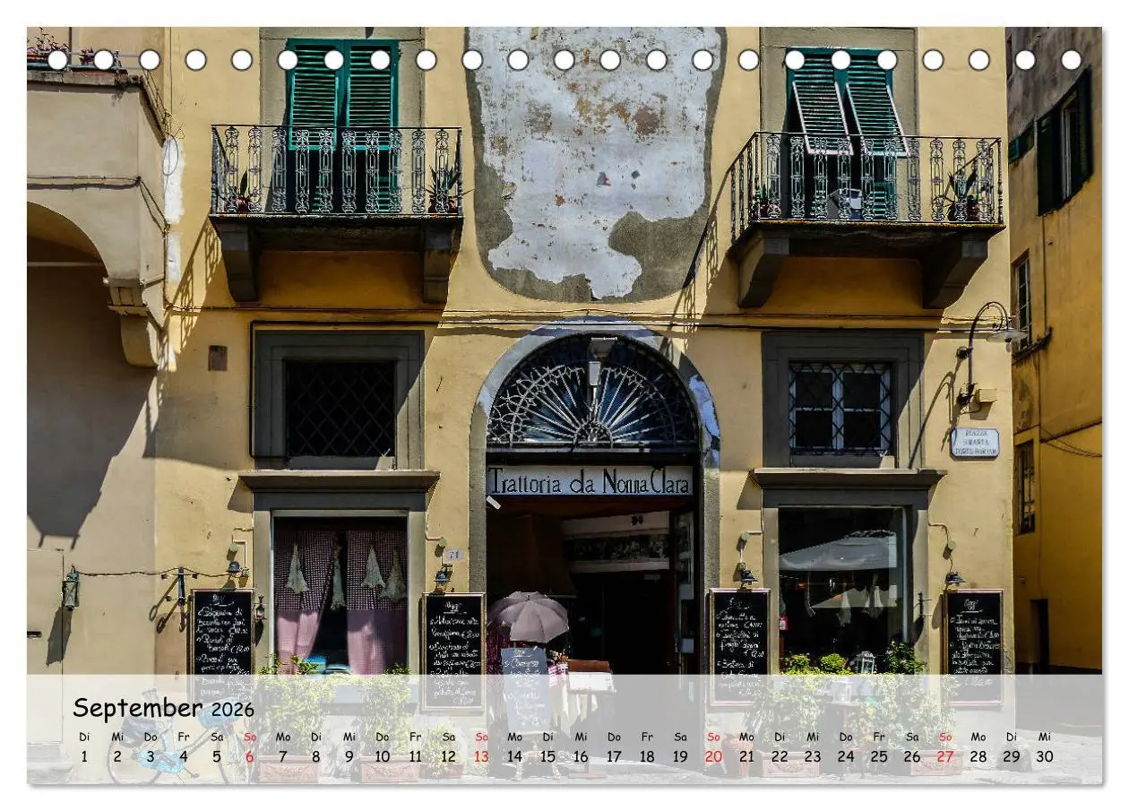 Bild: 9783457861868 | Bezauberndes Lucca (Tischkalender 2026 DIN A5 quer), CALVENDO...