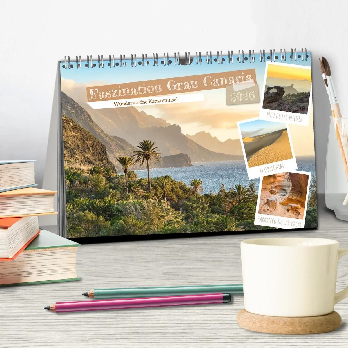 Bild: 9783516641868 | Faszination Gran Canaria (Tischkalender 2026 DIN A5 quer), CALVENDO...