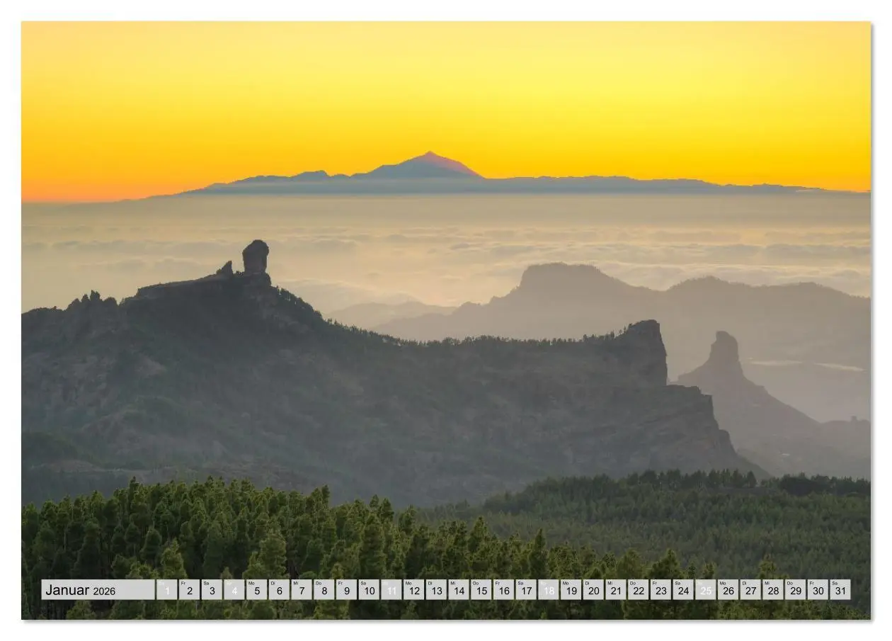 Bild: 9783516641868 | Faszination Gran Canaria (Tischkalender 2026 DIN A5 quer), CALVENDO...