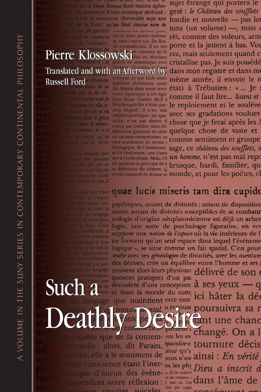 Cover: 9780791471968 | Such a Deathly Desire | Pierre Klossowski | Taschenbuch | Englisch