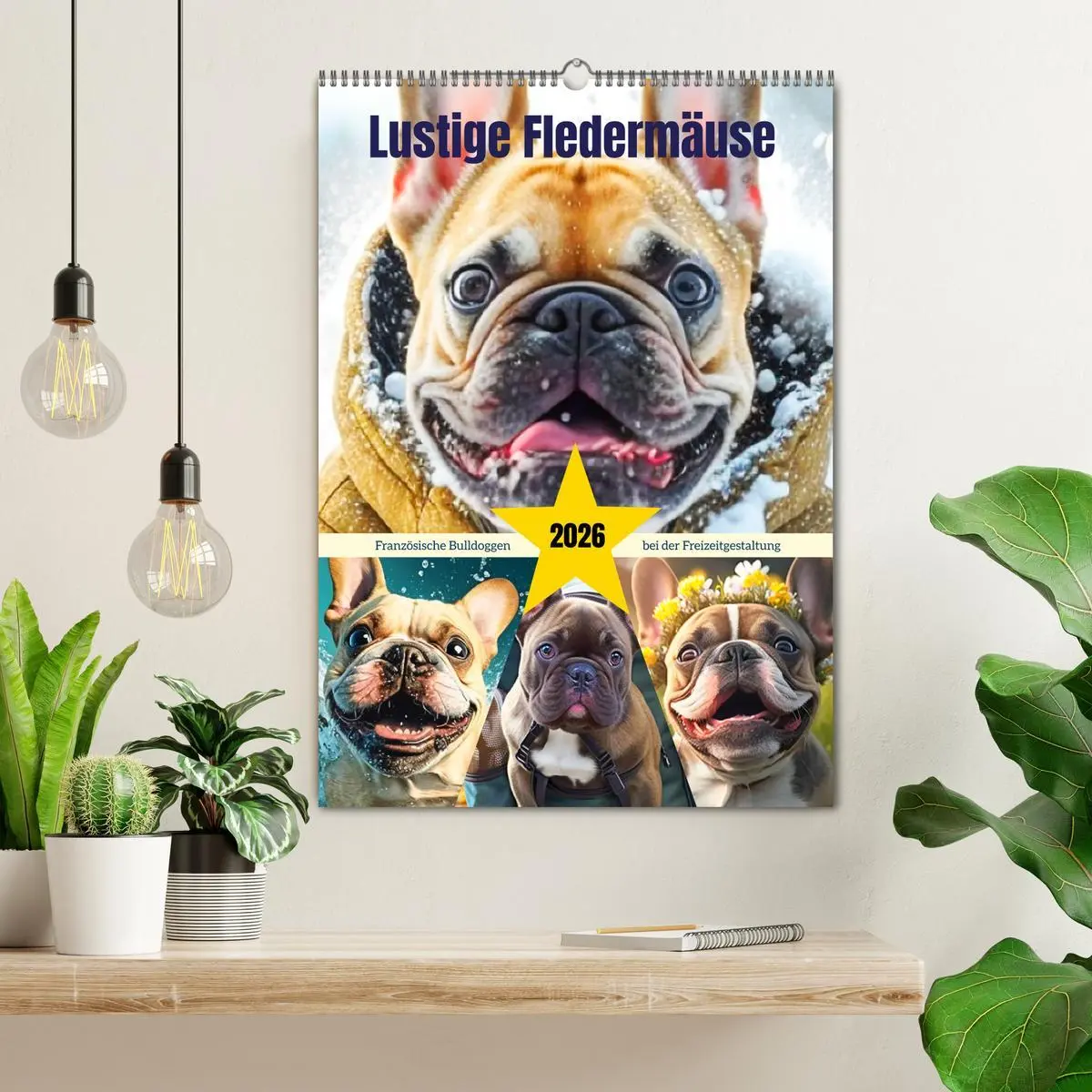 Bild: 9783516321968 | Lustige Fledermäuse. Französische Bulldoggen bei der...
