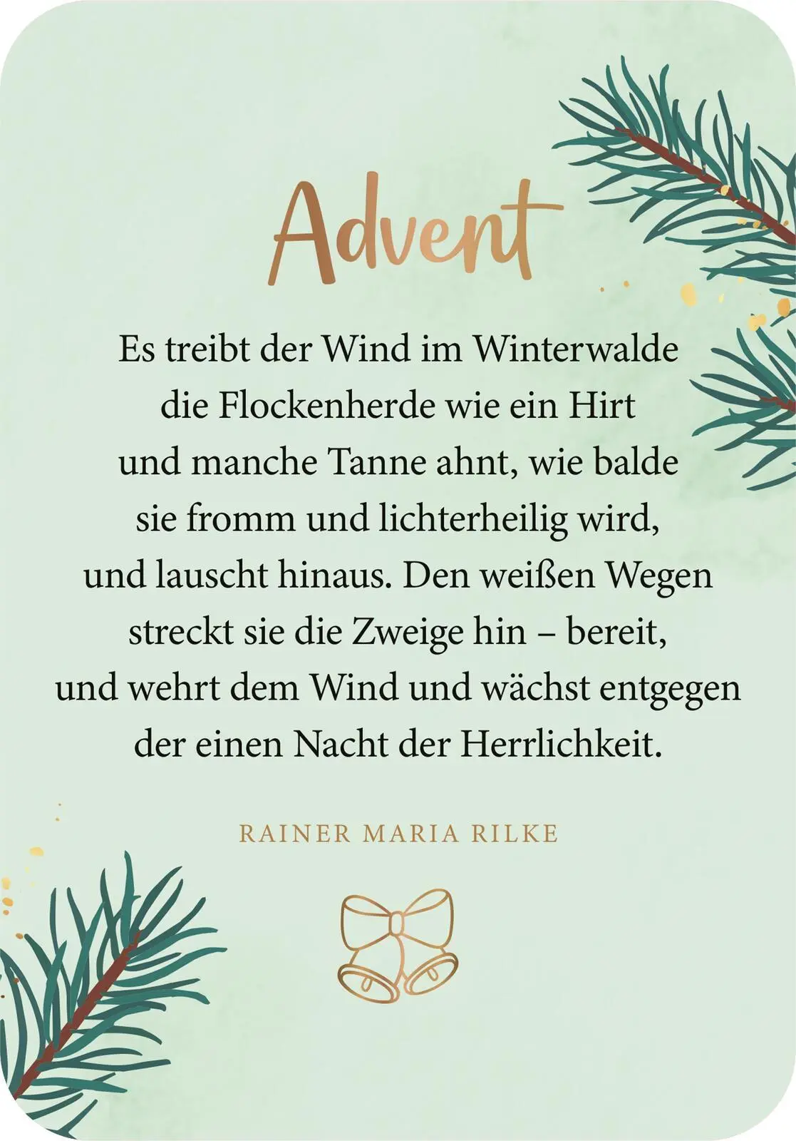 Bild: 9783845861968 | Allüberall auf den Tannenspitzen | 24 Adventskärtchen | Taschenbuch