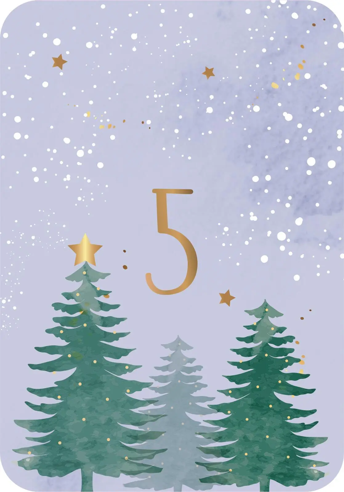 Bild: 9783845861968 | Allüberall auf den Tannenspitzen | 24 Adventskärtchen | Taschenbuch