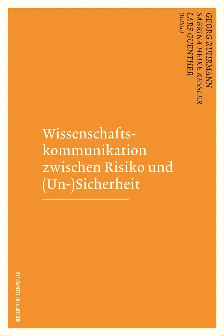 Cover: 9783869621968 | Wissenschaftskommunikation zwischen Risiko und (Un-)Sicherheit | Buch