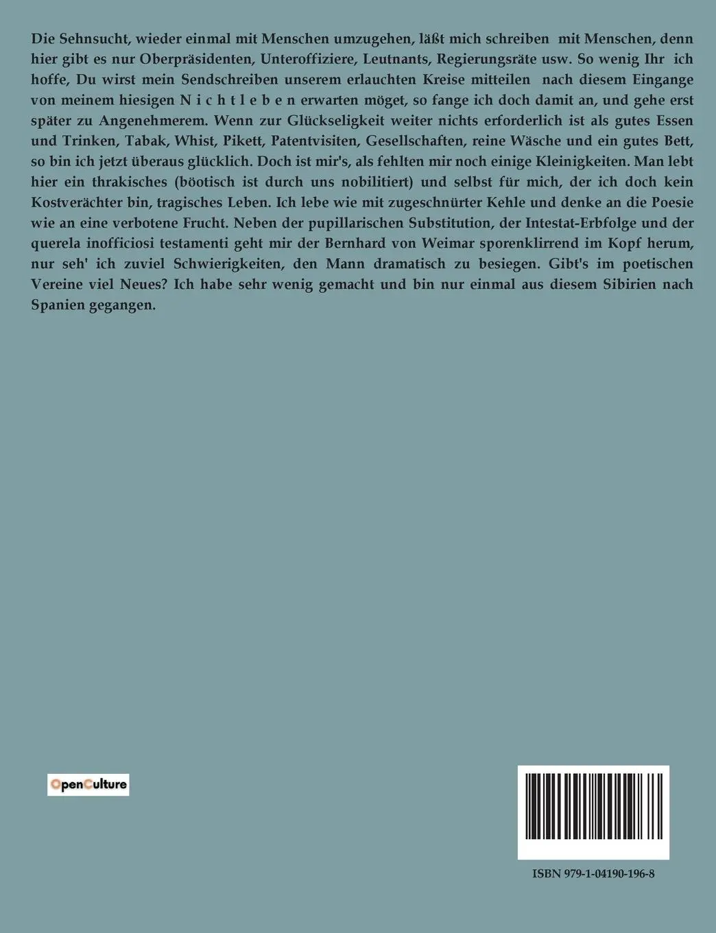 Rückseite: 9791041901968 | Das junge Europa | Heinrich Laube | Taschenbuch | 552 S. | Deutsch