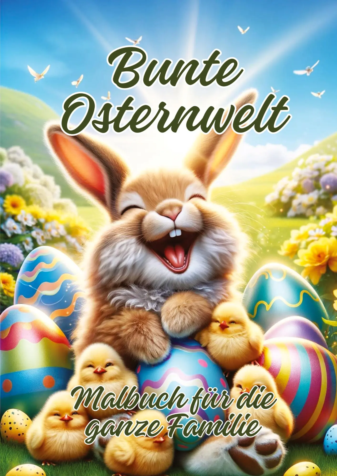 Cover: 9783384172068 | Bunte Osternwelt | Malbuch für die ganze Familie | Ela Artjoy | Buch