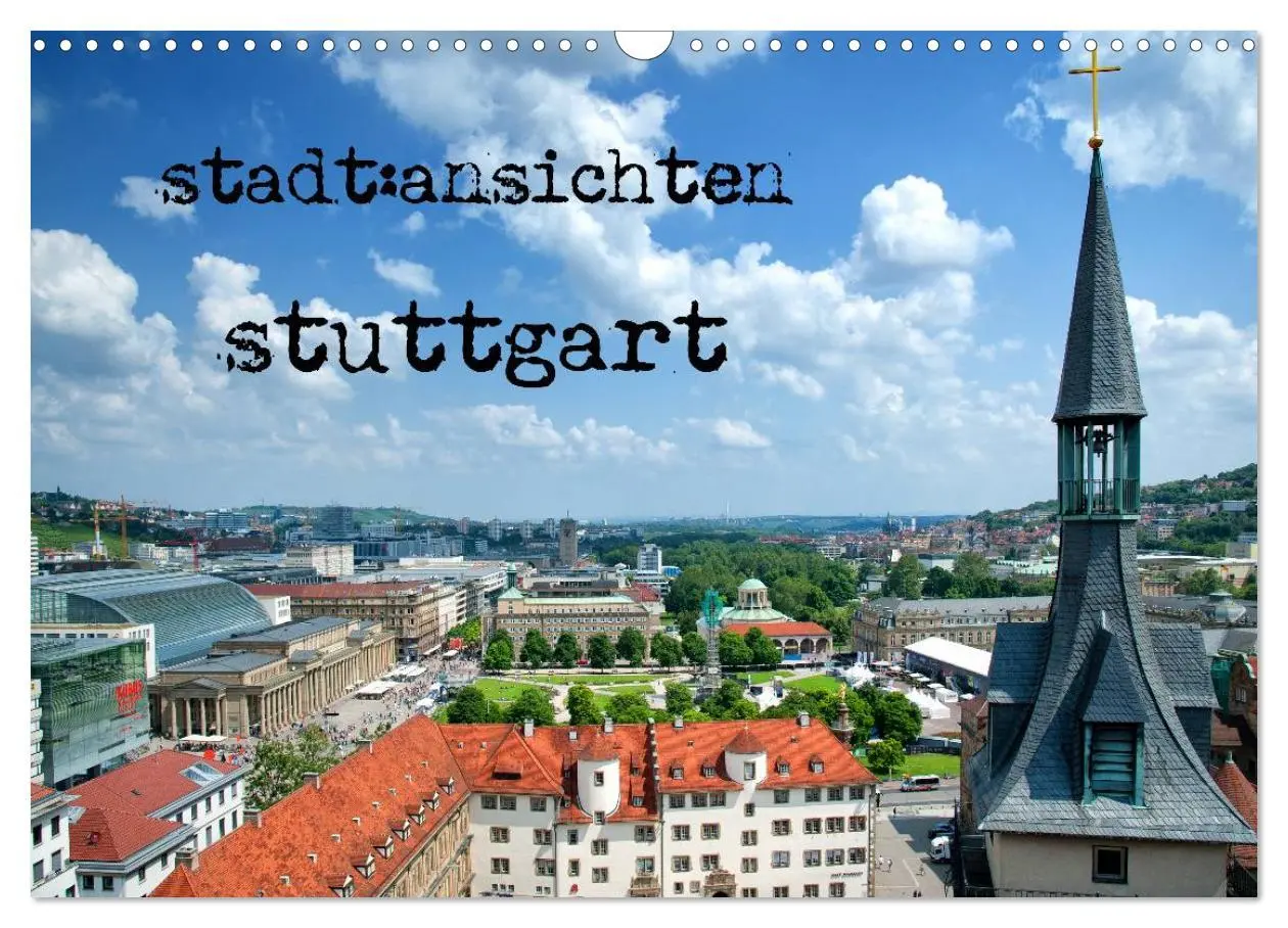 Cover: 9783457982068 | stadtansichten stuttgart (Wandkalender 2026 DIN A3 quer), CALVENDO...