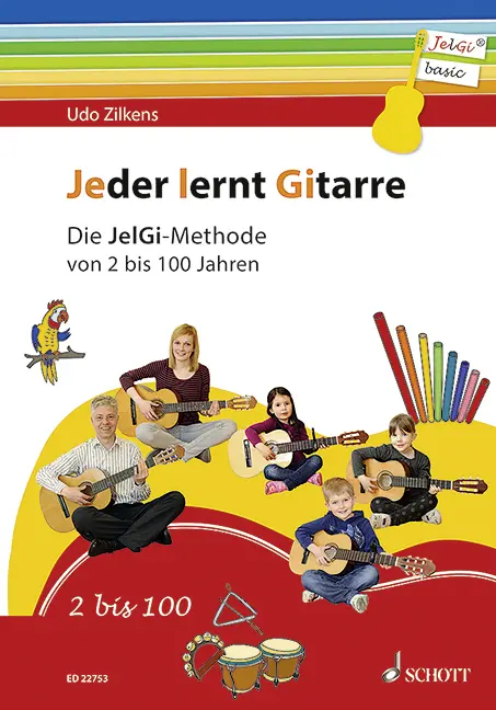 Cover: 9783795712068 | Jeder lernt Gitarre - Die JelGi-Methode | Udo Zilkens | Broschüre