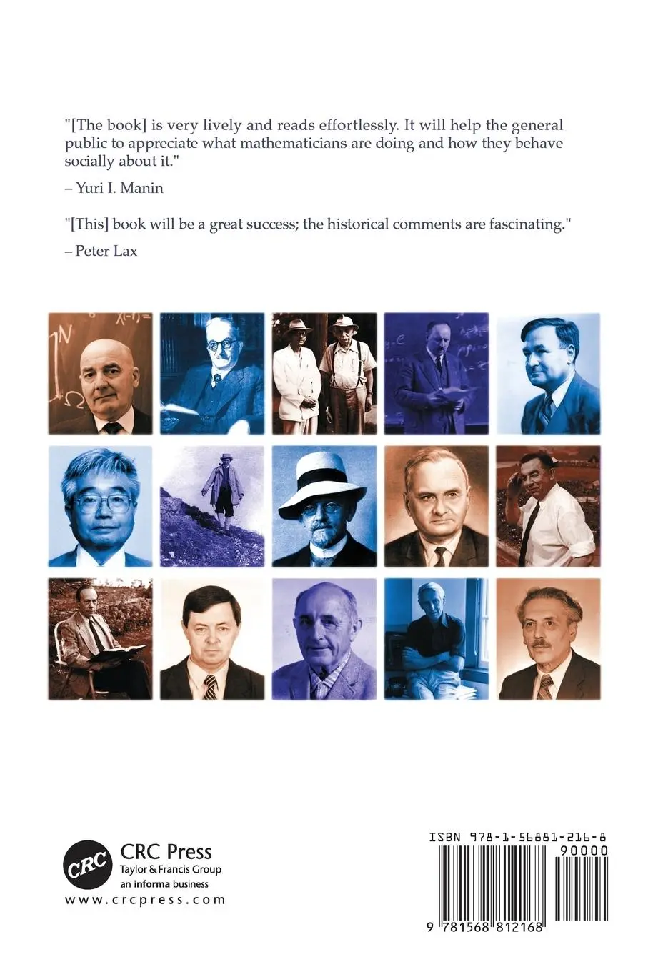 Rückseite: 9781568812168 | The Honors Class | Hilbert's Problems and Their Solvers | Ben Yandell