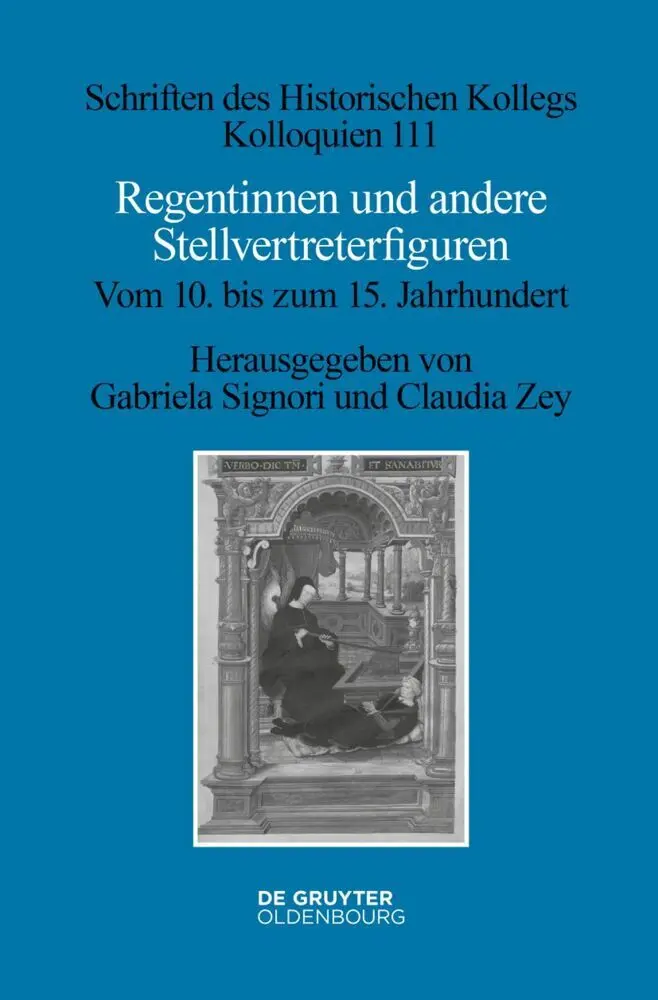 Cover: 9783110992168 | Regentinnen und andere Stellvertreterfiguren | Signori (u. a.) | Buch