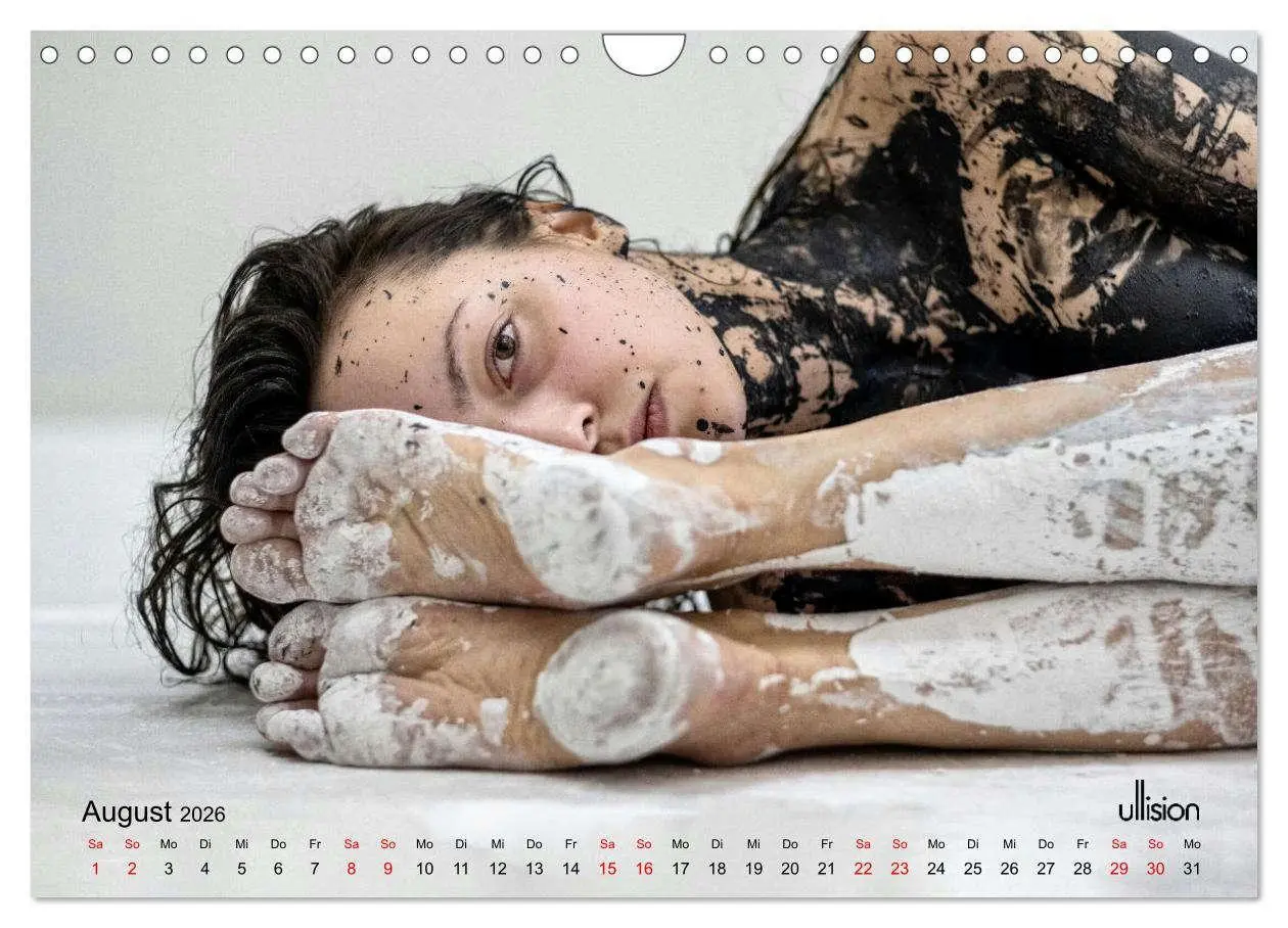 Bild: 9783457352168 | Akt in Farbe - schwarzweiß (Wandkalender 2026 DIN A4 quer),...
