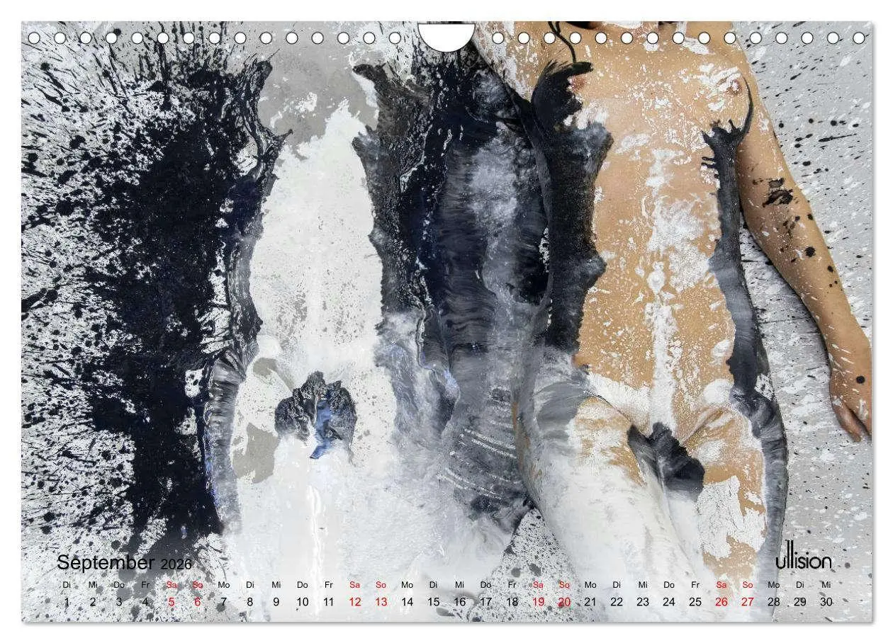 Bild: 9783457352168 | Akt in Farbe - schwarzweiß (Wandkalender 2026 DIN A4 quer),...