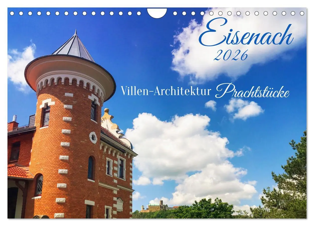 Cover: 9783457732168 | Eisenach Villen-Architektur Prachtstücke (Wandkalender 2026 DIN A4...