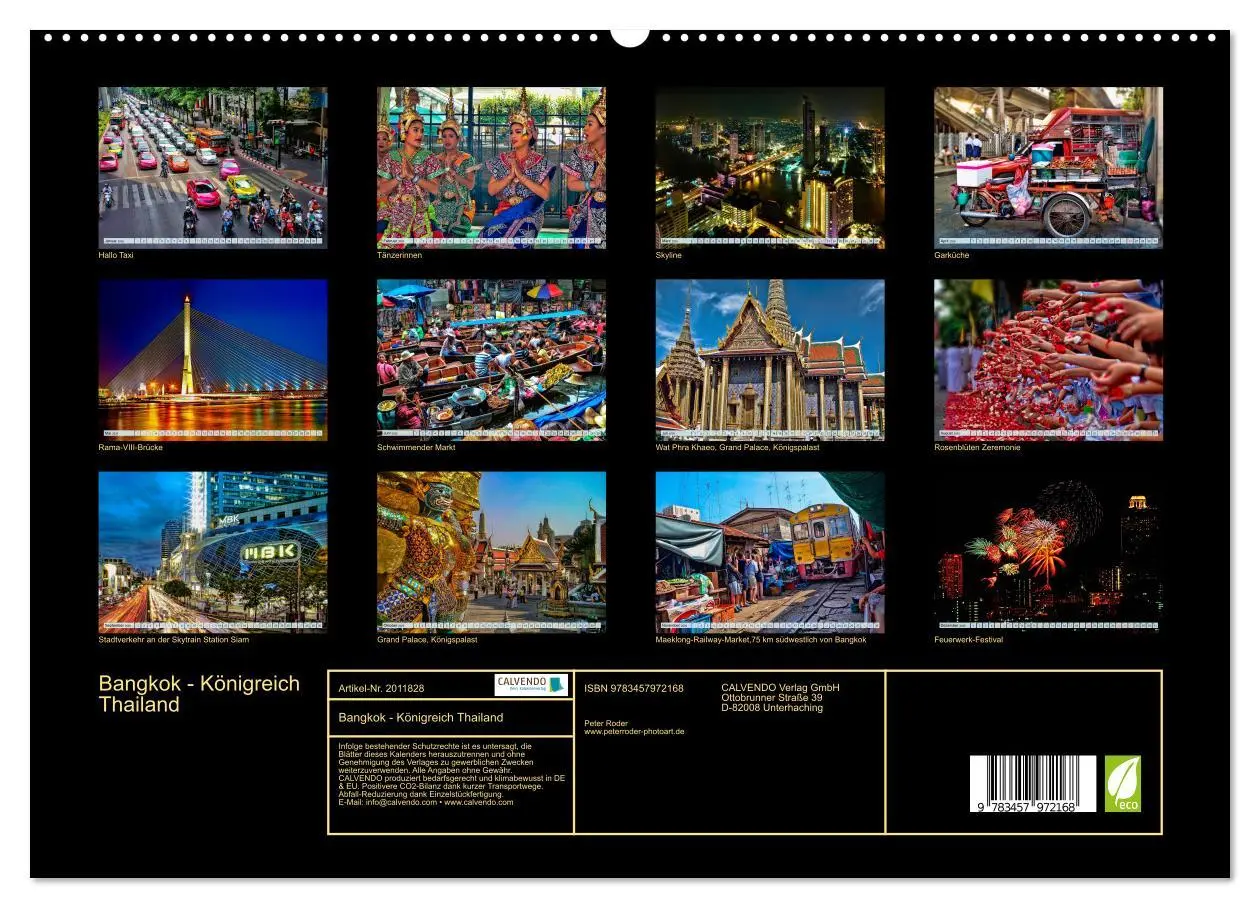 Bild: 9783457972168 | Bangkok - Königreich Thailand (hochwertiger Premium Wandkalender...
