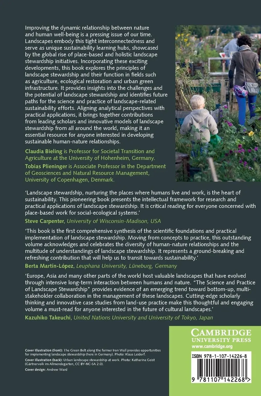 Rückseite: 9781107142268 | The Science and Practice of Landscape Stewardship | Bieling (u. a.)