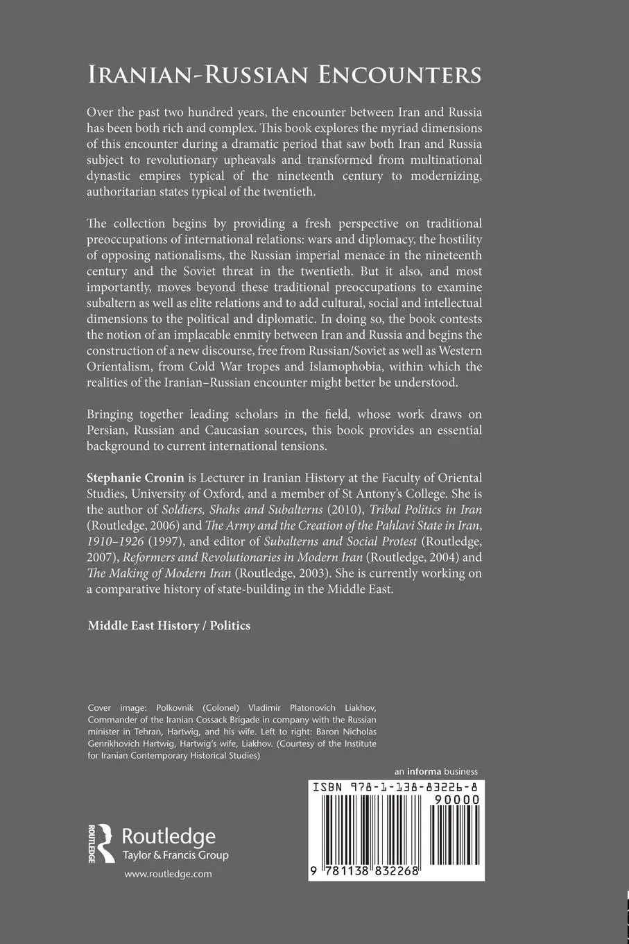 Rückseite: 9781138832268 | Iranian-Russian Encounters | Empires and Revolutions since 1800 | Buch