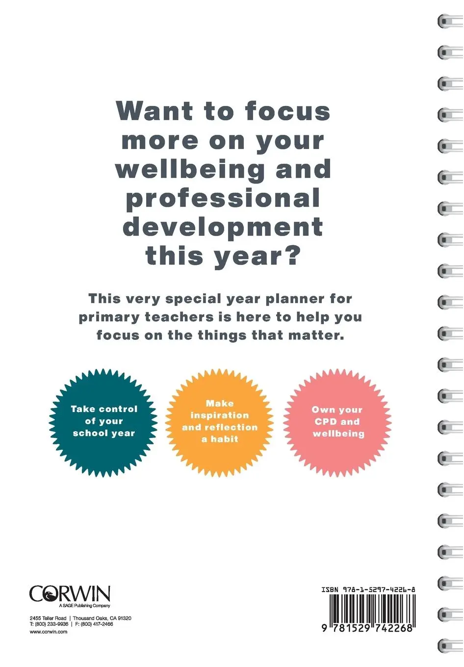 Rückseite: 9781529742268 | The Primary Teacher's School Year Planner | Elizabeth Holmes | Buch