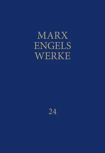 Cover: 9783320002268 | Werke 24 | Friedrich Engels (u. a.) | Buch | MEW / Marx-Engels-Werke