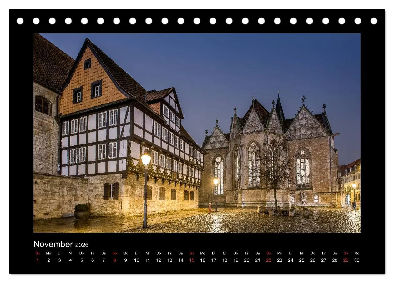 Bild: 9783516122268 | BRAUNSCHWEIG - Abendliche Impressionen (Tischkalender 2026 DIN A5...