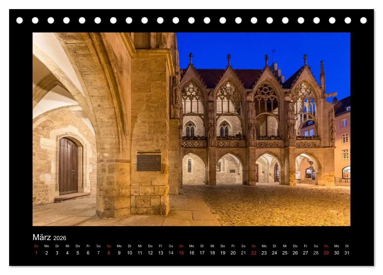 Bild: 9783516122268 | BRAUNSCHWEIG - Abendliche Impressionen (Tischkalender 2026 DIN A5...