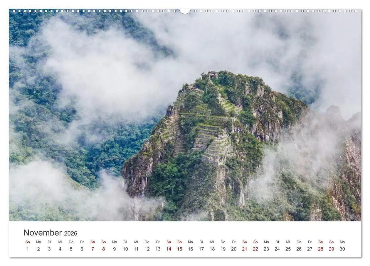 Bild: 9783516672268 | Macchu Picchu (Wandkalender 2026 DIN A2 quer), CALVENDO Monatskalender