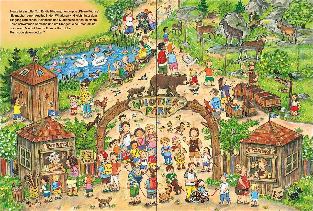 Bild: 9783743212268 | Viel los im Wildpark! | Christine Kugler | Buch | Naturkind | 16 S.