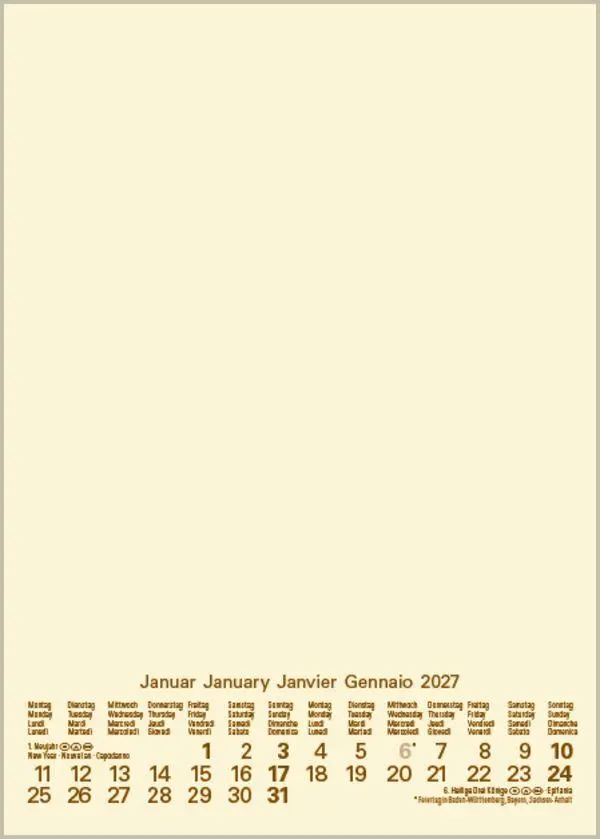 Bild: 9783819302268 | Foto-Malen-Basteln Bastelkalender A5 chamois 2027 | Verlag Korsch